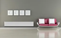 Горизонтальный дизайнерский радиатор отопления ARTTIDESIGN Livorno II G 4/272/1800 белый матовый Фото - 5